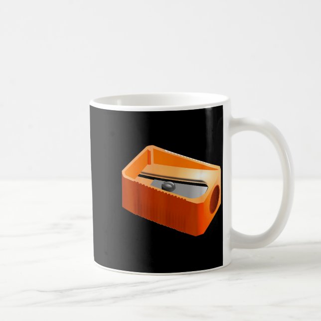 Pencil Sharpener Funny Office School Supplies Cost Coffee Mug (Right)
