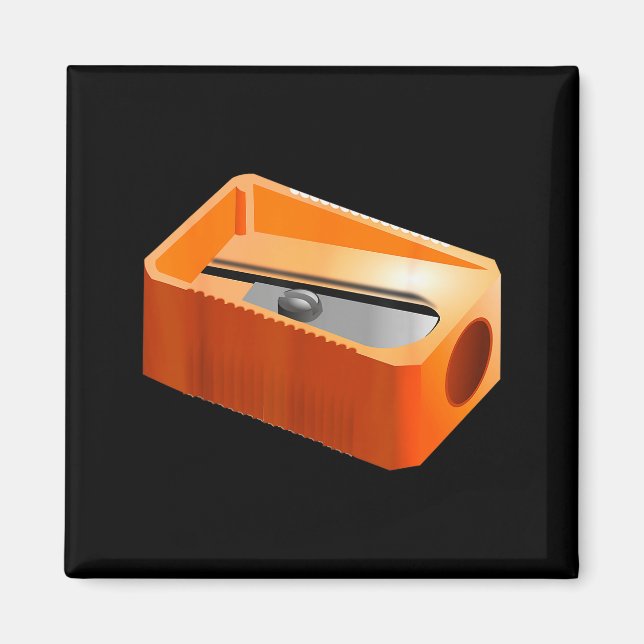 Pencil Sharpener Funny Office School Supplies Cost Magnet (Front)