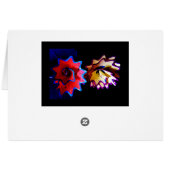 Pencil Shavings Flowers Cards (Back Horizontal)