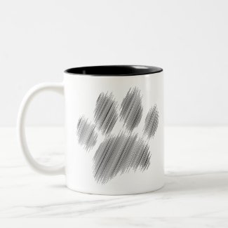 Pencil Sketched Dog Paw Digital Art