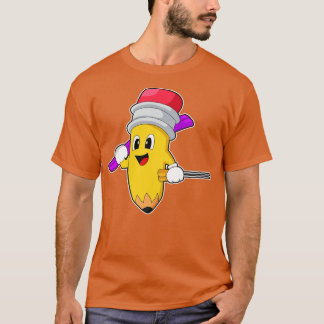 Pencil Skier Ski Winter sports T-Shirt