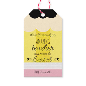 Pencil Teacher Appreciation Gift Tags