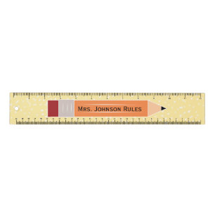 Pencil Teachers Rule Ruler