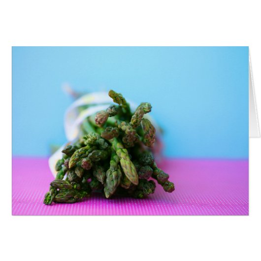 Pencil thin asparagus cards (Front Horizontal)
