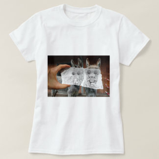 Pencil Vs Camera - Crazy Donkeys T-Shirt