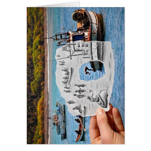 Pencil Vs Camera - Mermaid Cards (Front)