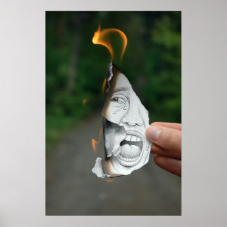 Pencil Vs Camera - Scream Poster