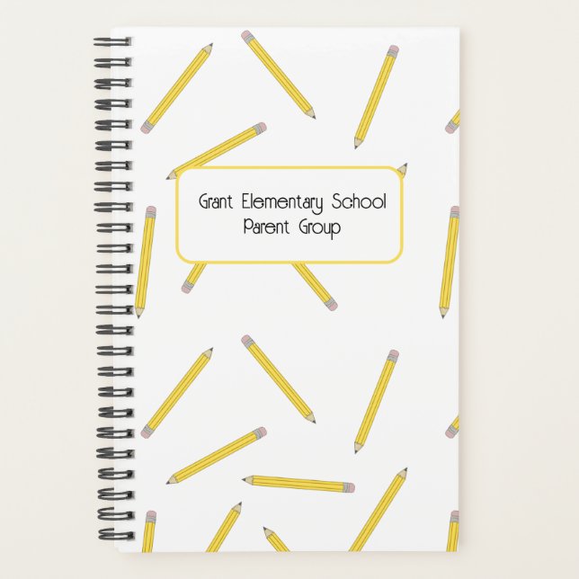 Penciled In Parent Teacher Student Planner  (Front)