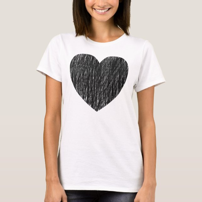 Pencilled in - Black T-Shirt (Front)