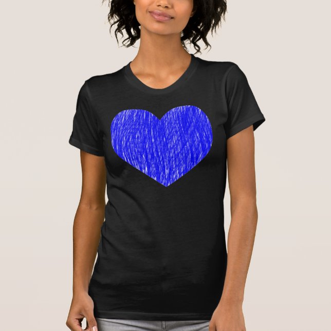 Pencilled in - Blue T-Shirt (Front)