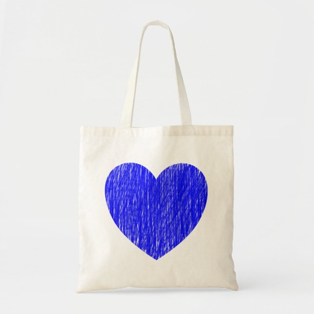Pencilled in - Blue Tote Bag (Front)