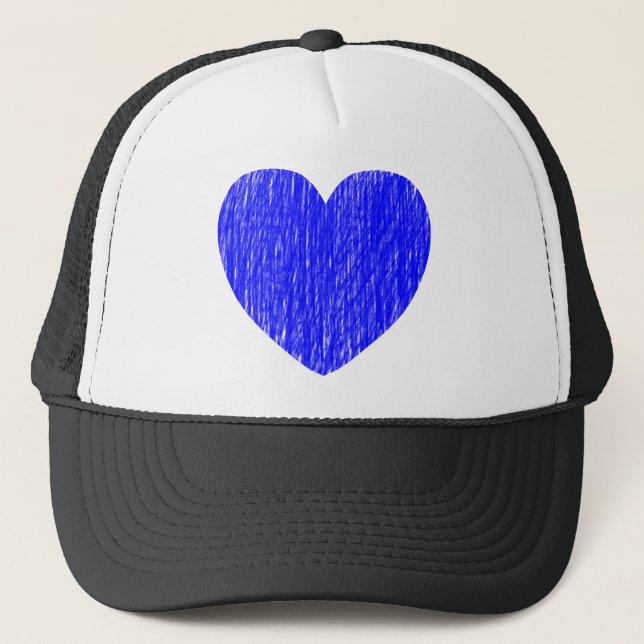 Pencilled in - Blue Trucker Hat (Front)