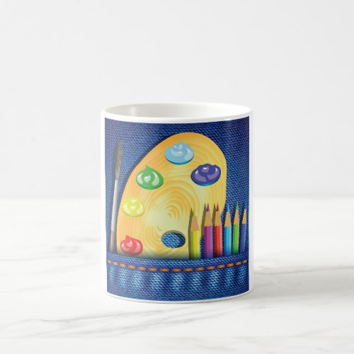 Pencils And Paintbrush Mug