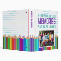 Kindergarten Graduation Photo Album Binder, Zazzle