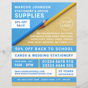 Pencils, Stationery & Office Supplies, Stationer Flyer