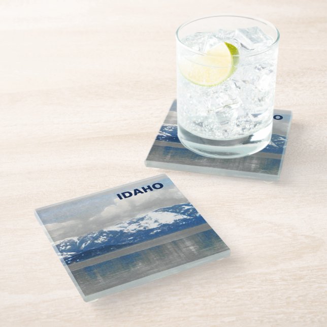 Pend Oreille Glass Coaster (Angled)