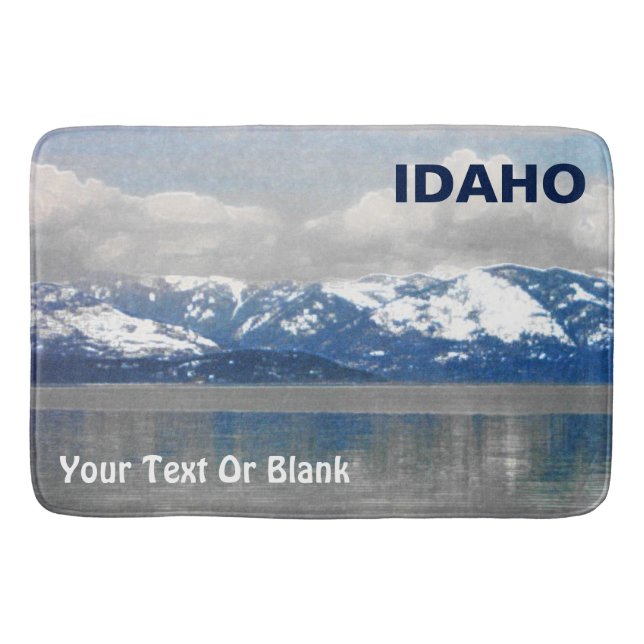 Pend Oreille In Winter Bathroom Mat (Front)