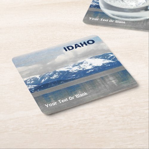 Pend Oreille Square Paper Coaster