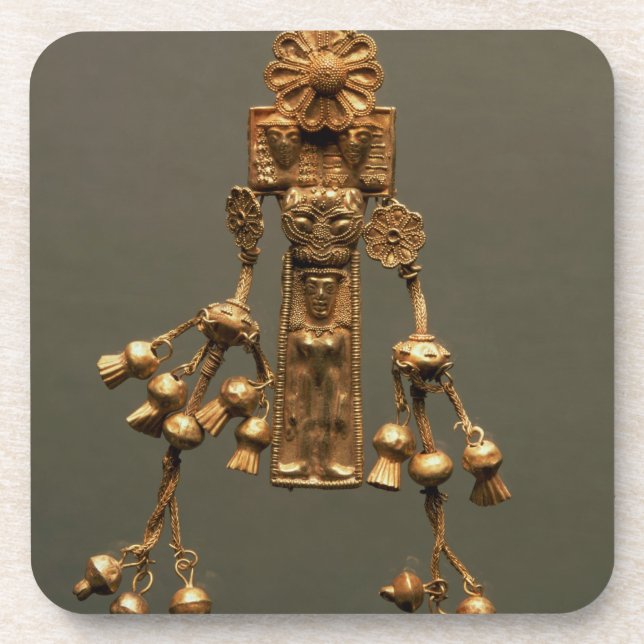 Pendant, from the Camiros necropolis, c.630-620 BC Beverage Coaster (Front)