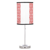 Pendant Lamp - Hexagon and Bars (red) (Back)