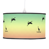 Pendant Lamp - Seabirds at Sunrise (Front)