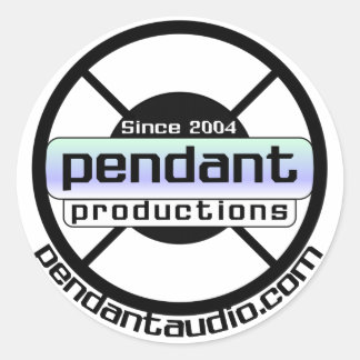 Pendant logo stickers