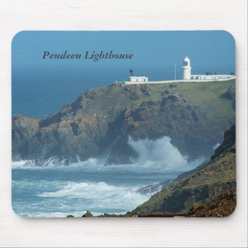 Pendeen Lighthouse Cornwall England Photo Mouse Pad