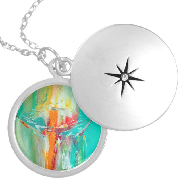 Pendentif medallion The essence of dreams 7 Locket Necklace (Front)