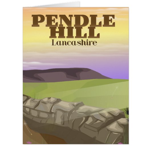 Pendle Hill Lancashire Cards (Front)