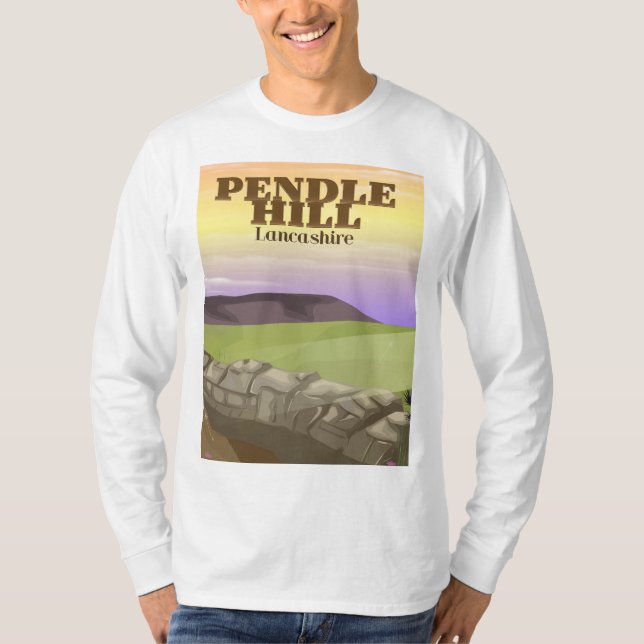 Pendle Hill Lancashire T-Shirt (Front)