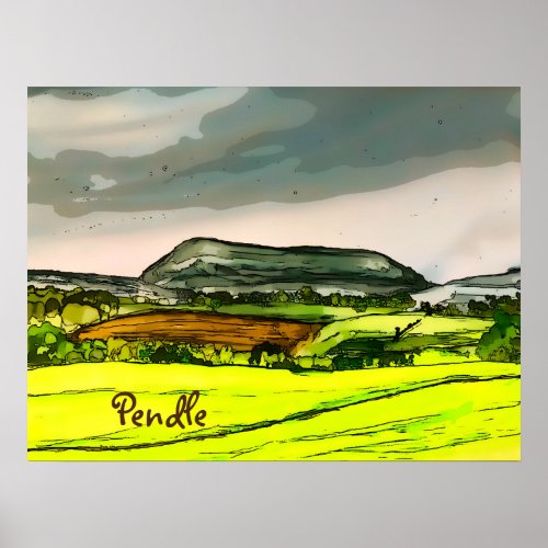 Pendle Hill Poster