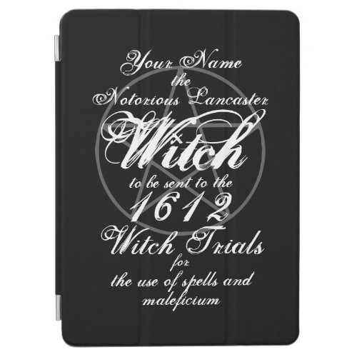 Pendle or Salem Witch Trials Gothic iPad Air Cover
