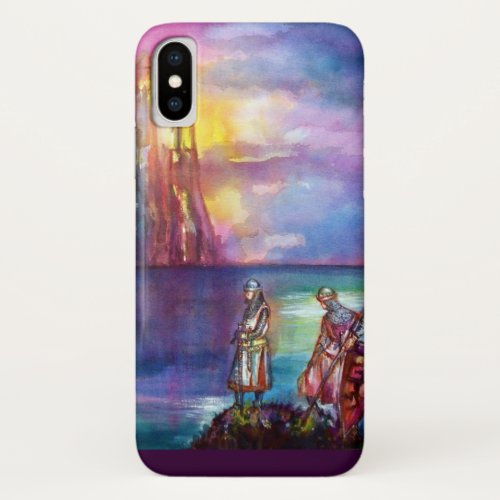 PENDRAGON Medieval KnightsLake SunsetFantasy iPhone X Case