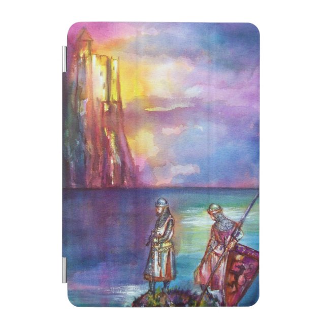 PENDRAGON Medieval Knights,Lake Sunset,Fantasy iPad Mini Cover (Front)