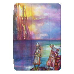 PENDRAGON Medieval Knights,Lake Sunset,Fantasy iPad Pro Cover