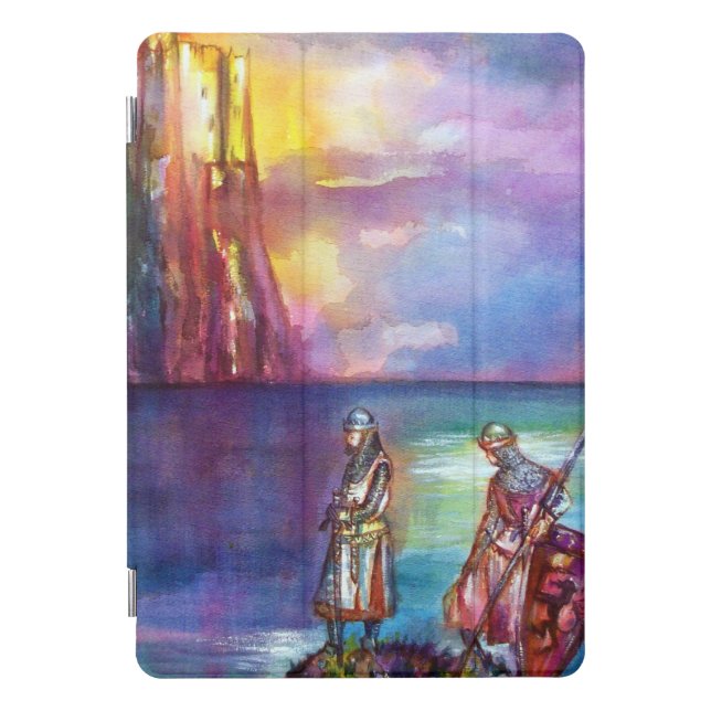 PENDRAGON Medieval Knights,Lake Sunset,Fantasy iPad Pro Cover (Front)