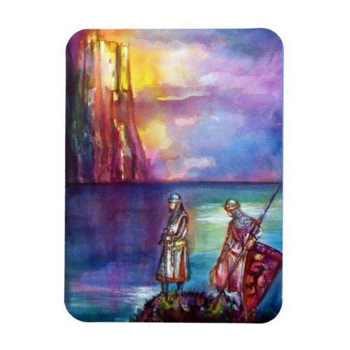 PENDRAGON Medieval KnightsLake SunsetFantasy Magnet