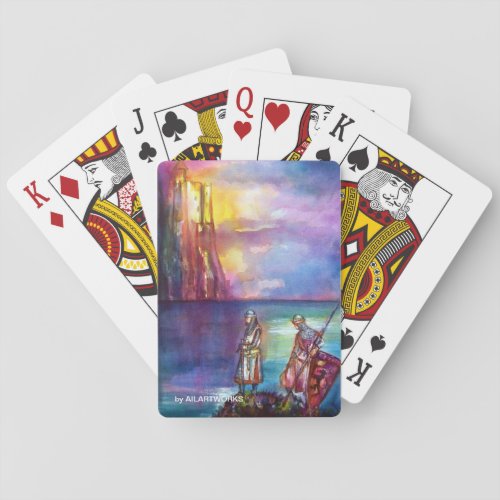 PENDRAGON Medieval KnightsLake SunsetFantasy Playing Cards