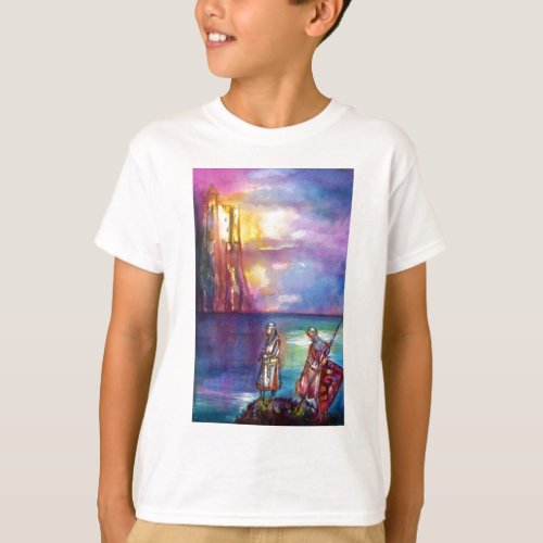 PENDRAGON Medieval KnightsLake SunsetFantasy T_Shirt