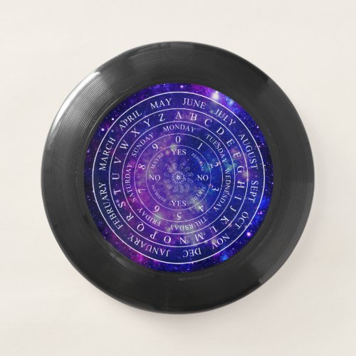 Pendulum Board Chart Divination Game Purple Space Wham_O Frisbee