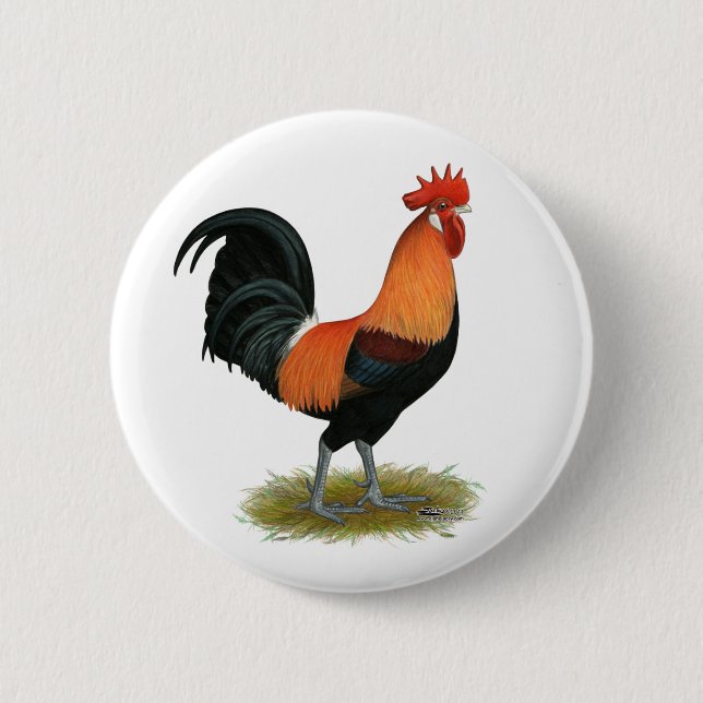 Penedesenca Rooster Button (Front)