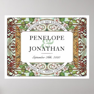 PENELOPE 01 A - Wedding Welcome Sign Medium