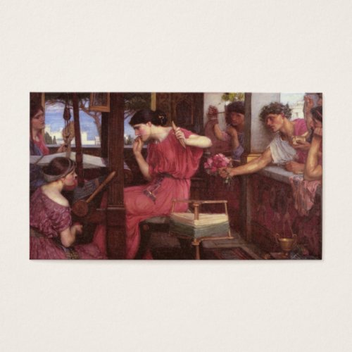 Penelope and Her Suitors Business Card