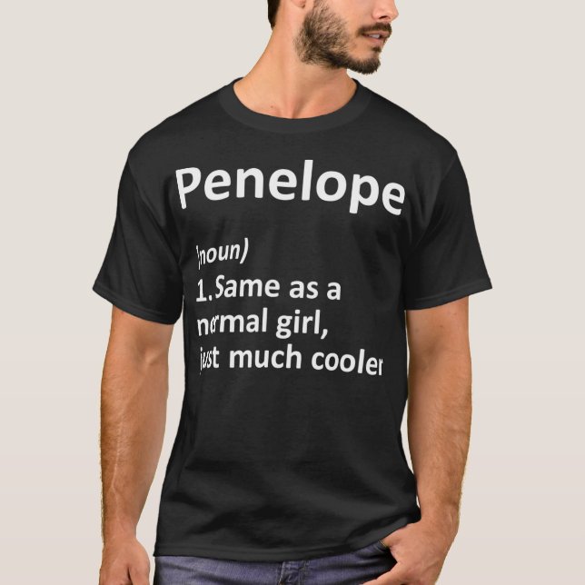 PENELOPE Definition Personalized Name Funny Gift T-Shirt (Front)