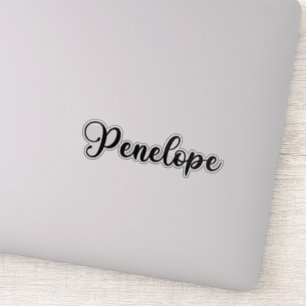 Penelope Name - Handwritten Calligraphy Sticker