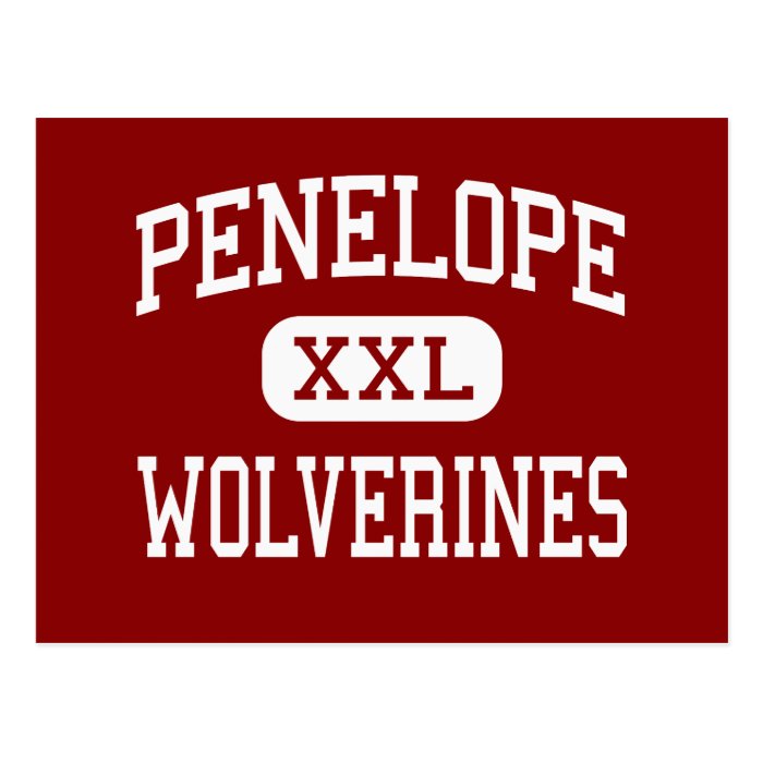 Penelope   Wolverines   High   Penelope Texas Post Cards