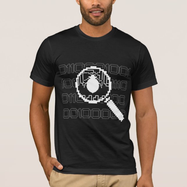 Penetration Tester (Binary & Bug Only) Symbolic T-Shirt (Front)