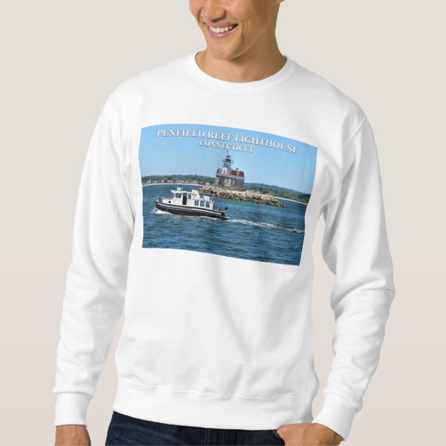 Penfield Reef Lighthouse, Connecticut Sweatshirt (Front)