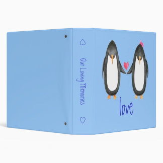Pengin Luv 3 Ring Binder