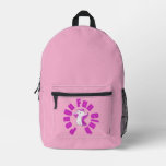 Pengu Happy Penguin Fun Club (BP-Pink) Kids  Printed Backpack
